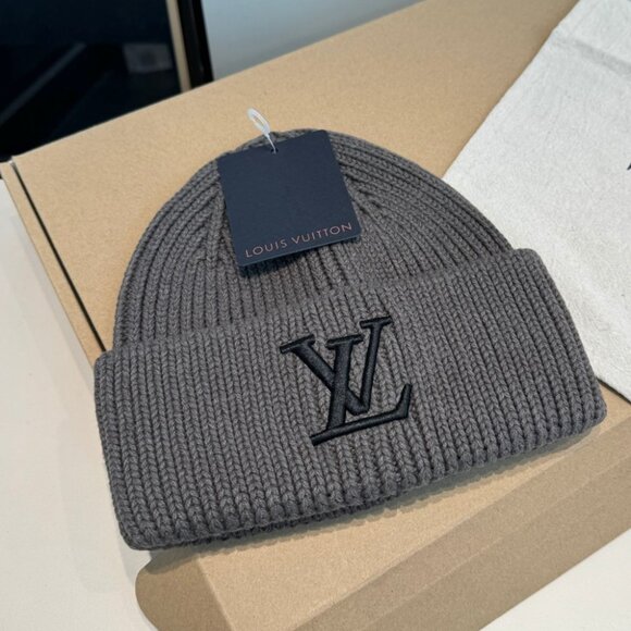 Louis Vuitton Grey Winter Beanie